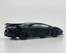 Load image into Gallery viewer, MINIGT 1:64 Black Aventador GT EVO WORKS Racing Sport Model Toy Metal Car 502
