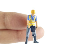 Load image into Gallery viewer, 1:64 Painted Figure Mini Model Miniature Resin Diorama Contruction Worker Sand
