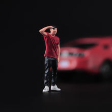 Load image into Gallery viewer, 1:64 Painted Unpainted Figure Model Miniature Resin Diorama Boy Touch Head Man New
