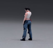 Load image into Gallery viewer, 1:64 Painted Figure Model Miniature Resin Girl Sporty Lady Woman Basketball
