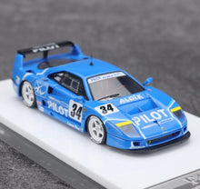 Load image into Gallery viewer, MY64 1:64 Blue #34 F40 LM Classic Racing Sports Model Diecast Resin Car New Collection
