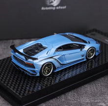 Load image into Gallery viewer, RW 1:64 Ice Blue LP740S Aventador S Sports Model Diecast Resin Car New Collection
