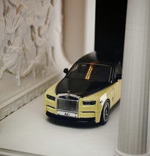 Load image into Gallery viewer, Banana 1:64 Yellow Black Phantom VIII Centenary Model Diecast Metal Car New Collection
