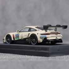 Load image into Gallery viewer, SR 1:64 Beige 911 GT3 R #288 Racing Sports Model Diecast Metal Car New Collection
