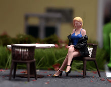 Load image into Gallery viewer, 1:64 Painted Figure Model Miniature Resin Diorama Sand Blond Sexy Lady Beauty
