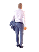 Load image into Gallery viewer, 1:64 Painted Figure Model Miniature Resin Diorama Business Man Woman Luggage
