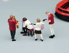 Load image into Gallery viewer, 1:64 Painted Figure Model Miniature Resin Diorama Sand Band Musician Members Set

