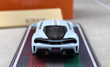 Load image into Gallery viewer, U2 1:64 Baby Blue Novitec 488 Pista Racing Sports Model Diecast Resin Car New
