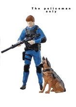 Load image into Gallery viewer, 1:64 Painted Figure Mini Model Toy Miniature Car Scenes Resin Police Man People
