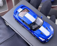 Load image into Gallery viewer, MH 1:64 Blue 50th Skyline GTR R35 Racing Sports Model Diecast Metal Car New Collection
