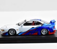 Load image into Gallery viewer, RM 1:64 Blue White 850CSi E31 Widebody Sports Model Diecast Metal Car New Collection
