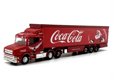 Load image into Gallery viewer, 1:148 Scania Coke Christmas Container Delivery Truck Model Diecast Metal Car
