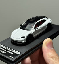Load image into Gallery viewer, AF 1:64 White Taycan Tturbo S Cross Turismo Sports Model Diecast Metal Car New Collection
