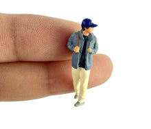 Load image into Gallery viewer, 1:64 Painted Figure Model Miniature Resin Diorama Sand Outdoor Hiking Sport Toy
