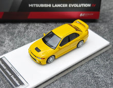 Load image into Gallery viewer, MH 1:64 JDM Yellow Lancer Evolution EVO IV 4 Sport Model Diecast Metal Car New Collection
