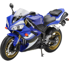 Load image into Gallery viewer, WELLY Blue 1:10 YZF R1 Sports Racing Heavy Model Diecast Metal Motorcycle
