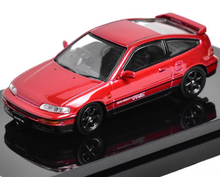 Load image into Gallery viewer, HJ 1:64 JDM Red CR-X SiR EF8 Hatchback Sports Model Diecast Metal Car New Collection
