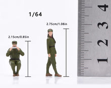 Load image into Gallery viewer, 1:64 Painted Figure Model Miniature Resin Diorama Toy Sand Lady Man Soldier
