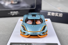 Load image into Gallery viewer, TPC 1:64 Ice Blue Regera Racing Sports Model Diecast Metal Car New Collection
