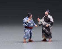 Load image into Gallery viewer, 1:64 Painted Figure Model Miniature Resin Sand Japanese Kimono Sumo Wrestler Men
