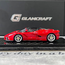 Load image into Gallery viewer, 1:64 GLAMCRAFT Red Lafeerrari Racing Sports Open Model Diecast Metal Car New Collection
