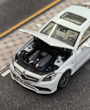 Load image into Gallery viewer, Mortal 1:64 White CLS 63 4 Matic Sedan Sports Model Diecast Metal Car New Collection
