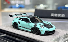 Load image into Gallery viewer, HH 1:64 Light Blue 992.1 GT3 RS Sports Model Diecast Resin Car New Collection
