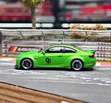 Load image into Gallery viewer, Fine 1:64 Green M3 E92 LB Widebody Coupe Sports Model Diecast Metal Car New Collection
