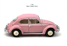 Load image into Gallery viewer, 1:76 Pink VW Beetle Classic Vintage Model Diecast Metal Car New Collection
