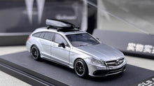 Load image into Gallery viewer, BM 1:64 Silver CLS 63 X218 Wagon Touring Sports Model Diecast Metal Car New Collection
