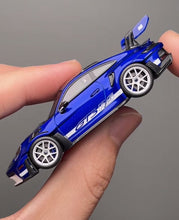Load image into Gallery viewer, HH 1:64 San Marino Blue 992.1 GT3 RS Sports Model Diecast Resin Car New Collection
