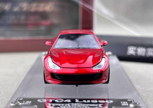 Load image into Gallery viewer, PK 1:64 Metallic Red GTC4 Lusso Coupe Sports Model Diecast Metal Car New Collection
