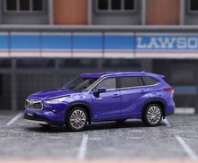 Load image into Gallery viewer, LCD 1:64 Blue Toyota Highlander SUV Sports Model Toy Diecast Metal Car Box
