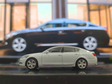 Load image into Gallery viewer, Model1 1:64 White GS300 Luxury Sedan Sports Model Metal Diecast Car BN
