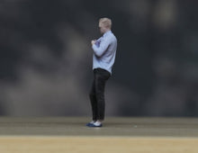 Load image into Gallery viewer, 1:64 Painted Figure Model Miniature Resin Diorama Sand Toy Button-up Man Stand

