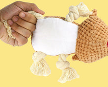 Load image into Gallery viewer, Dog Squeaky Toys Chew Puppy Fluffy Toy Durable Rope Teeth Grinding PET Pig Cat

