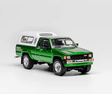 Load image into Gallery viewer, GCD 1:64 1985 Green Hilux Xtra Cab Pickup Truck Model Diecast Metal Car New Collection
