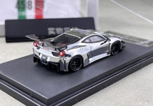 Load image into Gallery viewer, Star 1:64 Plating Silver 458 GT LBWK Racing Sports Model Diecast Metal Car New Collecction
