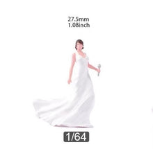 Load image into Gallery viewer, 1:64 Painted Figure Mini Model Miniature Resin Diorama Sand Artist Singer Lady
