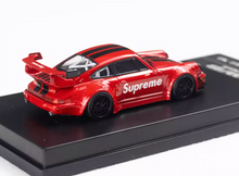 Load image into Gallery viewer, WU 1:64 Red RWB 964 Classic Racing Sports Model Diecast Metal Car New Collection
