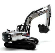 Load image into Gallery viewer, 1:76 Silver JCB Construction Excavator Digger Model Diecast Metal New Collection
