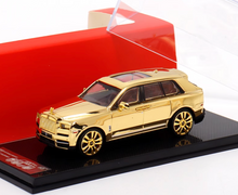 Load image into Gallery viewer, ING 1:64 Gold Cullinan Luxury SUV Sports Model Diecast Metal Car New Collection
