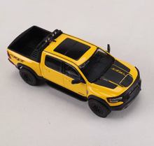 Load image into Gallery viewer, Shadow 1:64 Yellow RAM TRX Pickup Truck Sports Model Diecast Metal Car New Collection
