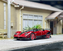 Load image into Gallery viewer, LCD 1:64 Red Carbon Zonda HP Convertible Sports Model Diecast Metal Car New Collection
