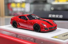 Load image into Gallery viewer, DMH 1:64 Red 599 GTO Racing Sports Model Diecast Resin Car New Collection
