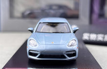 Load image into Gallery viewer, Liberty 1:64 Ice Blue Panamera Turbo S Figure Sports Model Diecast Metal Car
