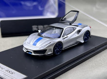 Load image into Gallery viewer, SH 1:64 Silver 488 Pista Novitec Sports Model Diecast Metal Car New Collection
