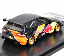 Load image into Gallery viewer, 1:64 JDM Black Civic EG6 Pandem Racing Sports Model Diecast Metal Car New
