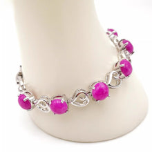Load image into Gallery viewer, Nature Jade Beaded Bracelet Jewelry Blessing Lucky Fortune Gift For Her Heart si
