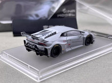 Load image into Gallery viewer, King 1:64 Gray LB Huracan GT Racing Sports Model Diecast Metal Car New Collection
